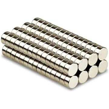 100 neodīma magnēti N52 Disc 6 x 3 mm ledusskapja 