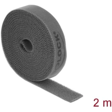 Delock Hook-and-loop tape on roll L 2 m x W 15 mm 