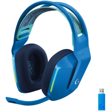 Bezvadu austiņas LOGITECH G733 LIGHTSPEED RGB, Spē