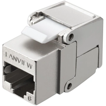 Lanview Cat6 Shielded flip jack keystone LVN128082