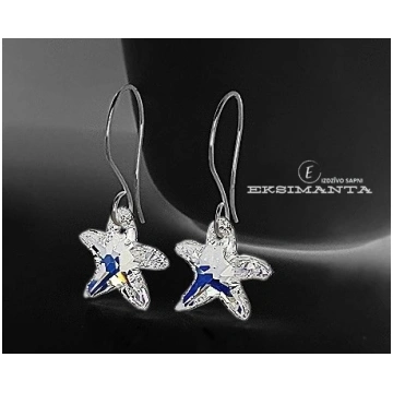 Auskari ar Swarovski elementiem Eksimanta.lv