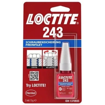Vītņu līme vidēja stipruma 5ml LOCTITE 243