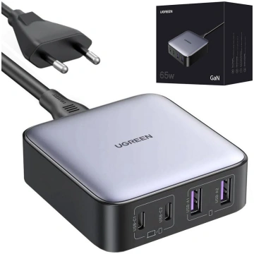 Nexode charger UGREEN CD327 2x USB-C 2x USB-A GaN 