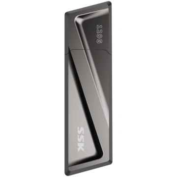 SSK USB 3.2 SSD zibatmiņa 128 GB, liels ātrums līd