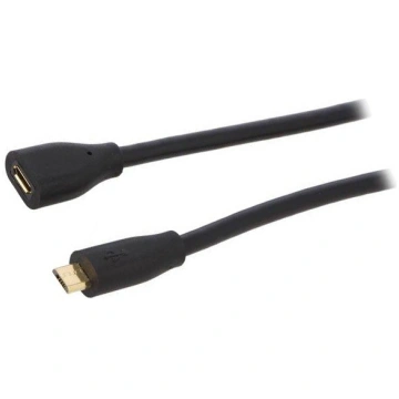 Cable; USB 2.0; USB B micro socket,USB B micro plu