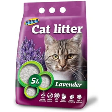 HILTON bentonite lavender clumping cat litter - 5 