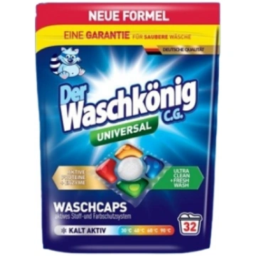 Veļas mazgāšanas kapsulas Der Waschkonig Universal