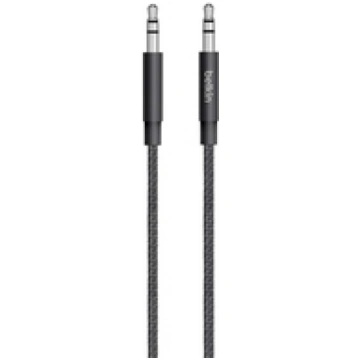 BELKIN MIXIT UP Metallic AUX Cable black ( AV10164