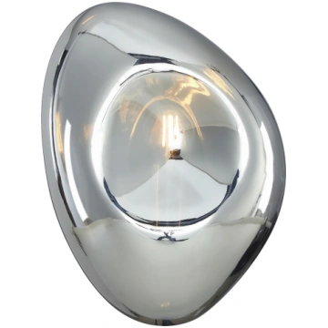 Maytoni Mabell sienas lampa no stikla, hroms
