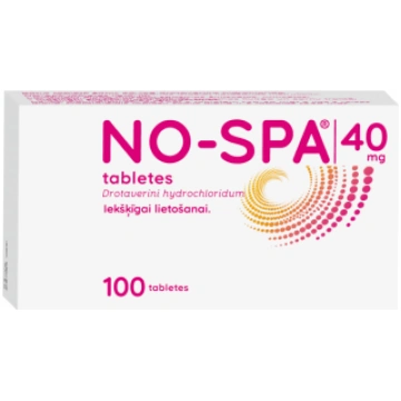 NO-SPA 40 mg tabletes, N100