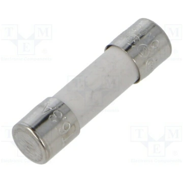 Fuse: fuse; ceramic,cylindrical; 6.3A; 250VAC; tim