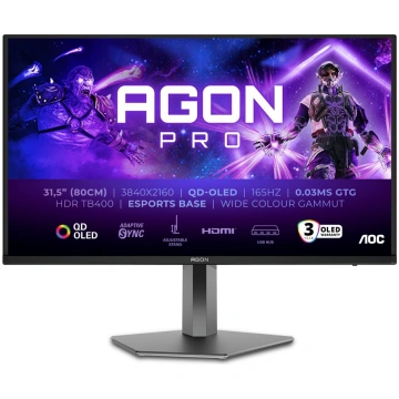 AOC QD-OLED monitors AG326UD AGON PRO