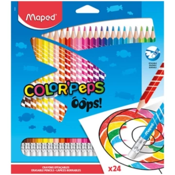 Maped Krītiņi Colorpeps Oops Trīsstūrveida Ar Gumi