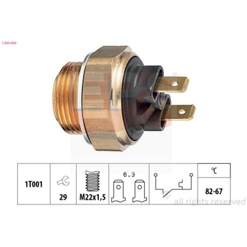 Termoslēdzis, Radiatora ventilators EPS 1.850.004