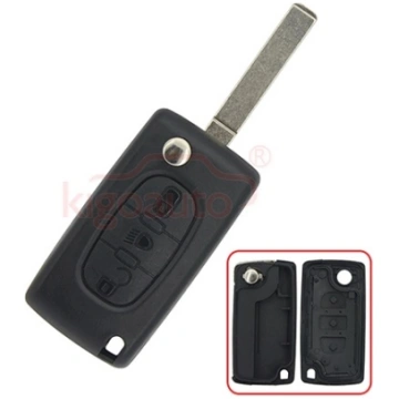 Atslēgas korpuss Citroen C4, Citroen C6 VA2 3 poga