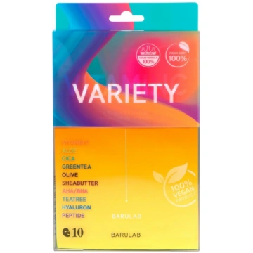 BARULAB - Loksnes sejas masku komplekts, 10x23 g