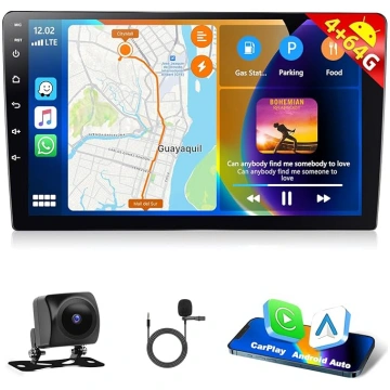 [4+64G] Bezvadu A-pple Carplay auto radio, 2Din 10