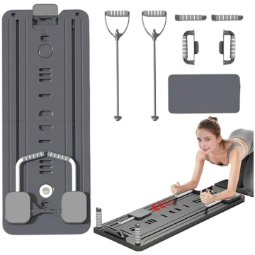 Pilates Reformer komplekts, saliekamā Pilates dēļa