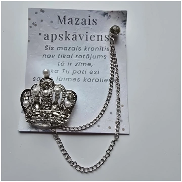 Broša- sudraba kronis4