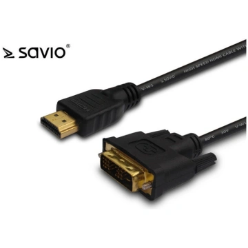 Cabel CL-139 HDMI-DVI 1 8 m. ( SAVIO CL 139 ) kabe
