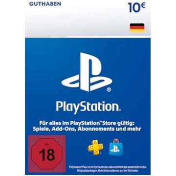 10€ PlayStation Store Gift Card | PSN German Accou