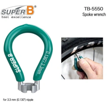 Velosipēdu spieķu atslēga 3,3 mm (0.130"), Super B