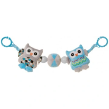 Grabulis ratiņiem OWLS blue 4BABY OB11 4BABY-OB11
