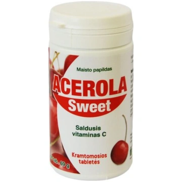 Uztura bagātinātājs - košļājamās Acerolas-C vitamī