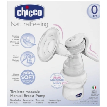 CHICCO Manuālais piena pumpis Natural Feeling