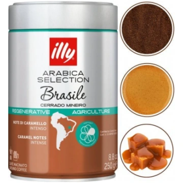 Kawa mielona illy Arabica Selection Brazylia 250 g