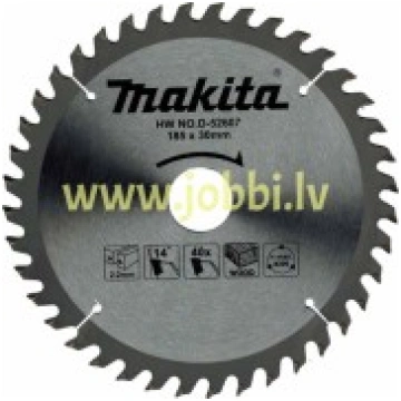 Makita D-52607 disks kokam 185x30mm 40z
