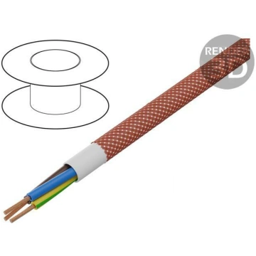 Wire; H03VV-F,OMY; 3G0.75mm2; round; stranded; Cu;