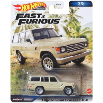 Hot Wheels Premium - Toyota Land Cruiser FJ60 Beig