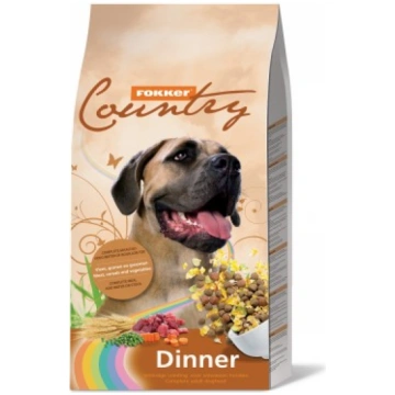 Fokker Country Dinner 15 kg - Pilnvērtīga suņu bar
