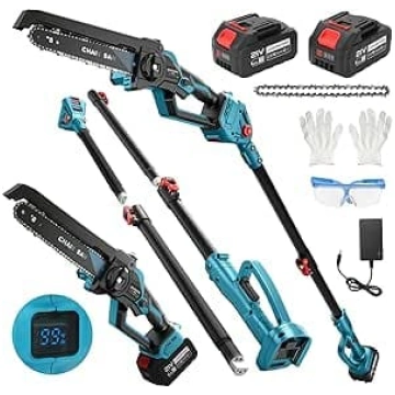 2-in-1 akumulatora zaru zāģis ar 21 V 4000 mAh aku