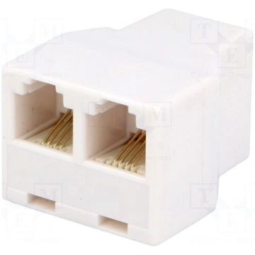 Splitter | Layout: 6p4c | RJ11 socket,RJ11 socket 