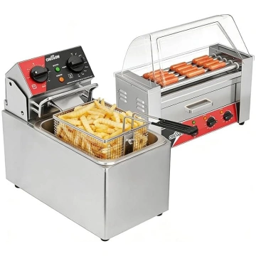 CROSSON 4L Gastro fritēze ar viegli tīrāmu rotējoš