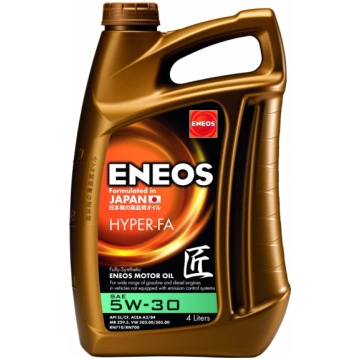 Motoreļļa ENEOS Premium HYPER FA 5W30 API SL/CF, A
