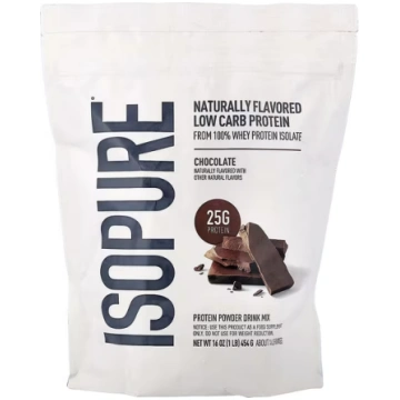 Isopure, Low Carb Protein, Chocolate, 1 lb (454 g)