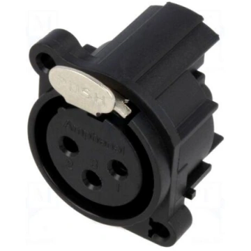 Connector: XLR | socket | female | 6A | 133V | PIN