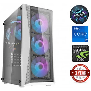 MDATA GAMING i7-12700KF 16GB 512GB SSD RTX 3050 Wi