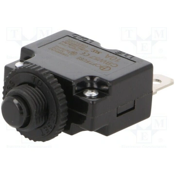 Fuse: thermal; 10A; Imax: 1kA; 125V,250V; 32VDC,50
