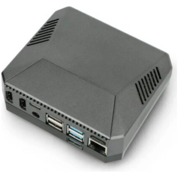 Alumīnija korpuss Raspberry Pi 4B ar ventilatoru