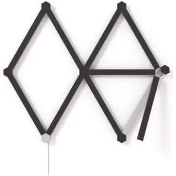 Nanoleaf Nanoleaf Lines Skin Black Matte 9pcs 4897