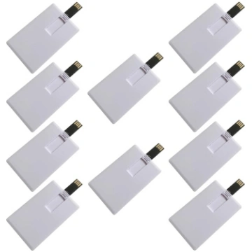 Fenglangrong 10 StückUSB-Flash-Laufwerk,weiß 2GB K