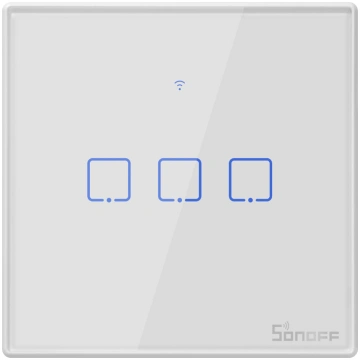 Smart Wi-Fi wall switch Sonoff TX T2EU3C with RF c