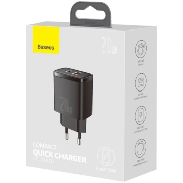 Adapteris Baseus CCXJ-B01, USB Type C/USB, melna k