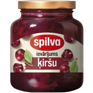 Ķiršu ievārījums SPILVA, 380g