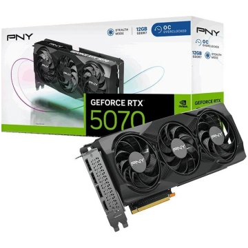 Videokarte PNY GeForce RTX 5070, 12 GB, GDDR7