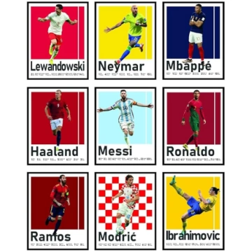 BigWig Prints Futbola plakāts - guļamistabas dekor